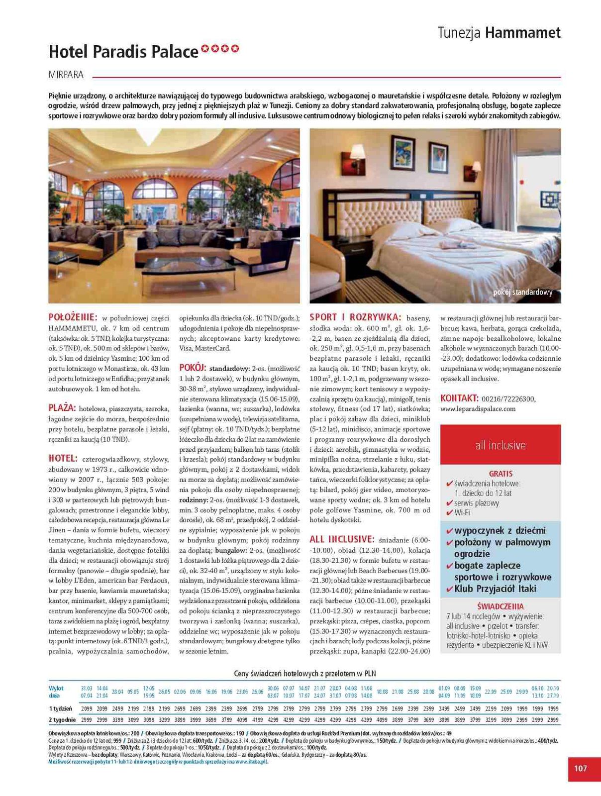 Gazetka promocyjna ITAKA str. 109