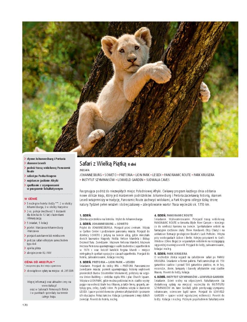 Gazetka promocyjna ITAKA str. 172