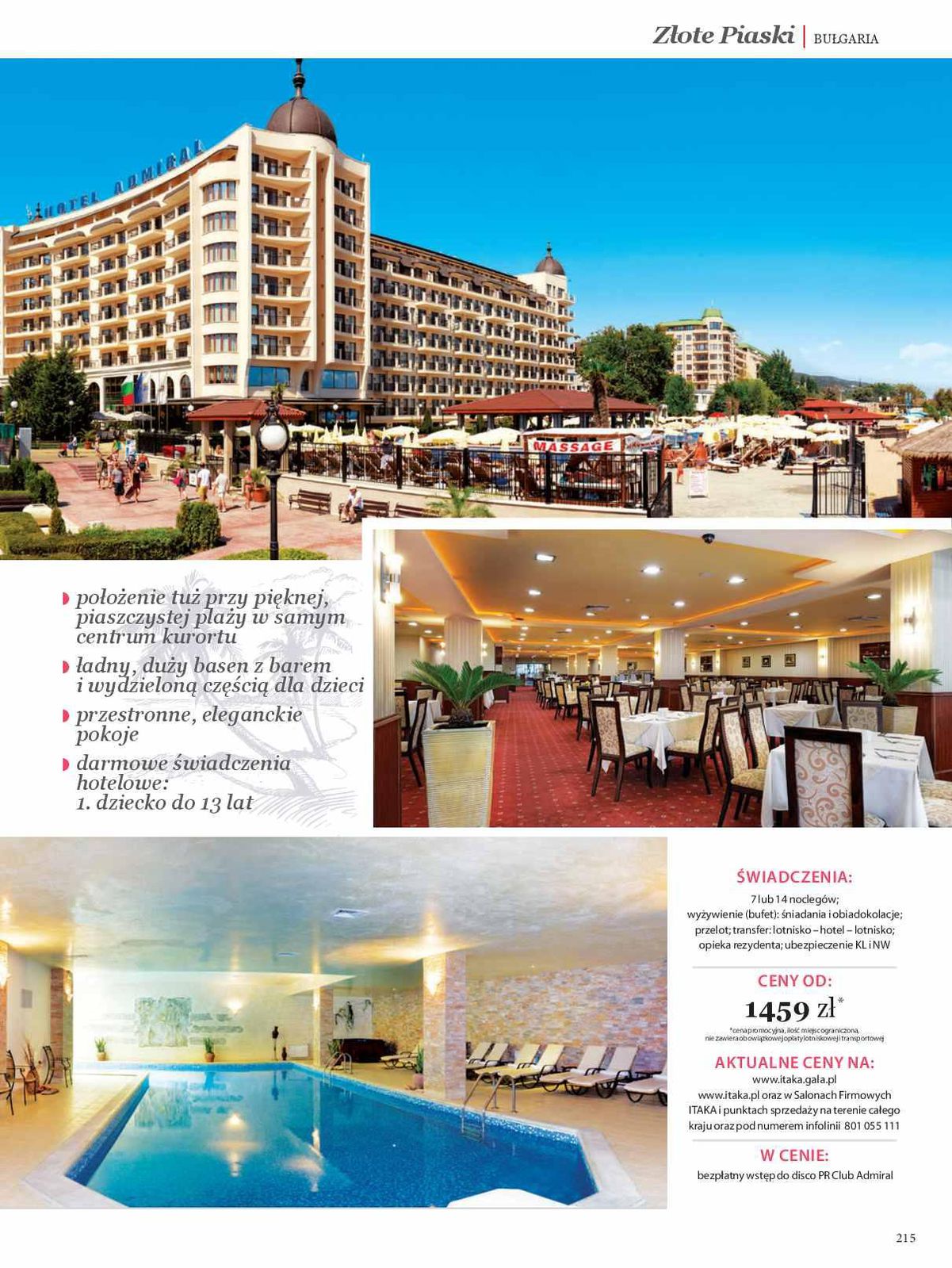 Gazetka promocyjna ITAKA str. 215