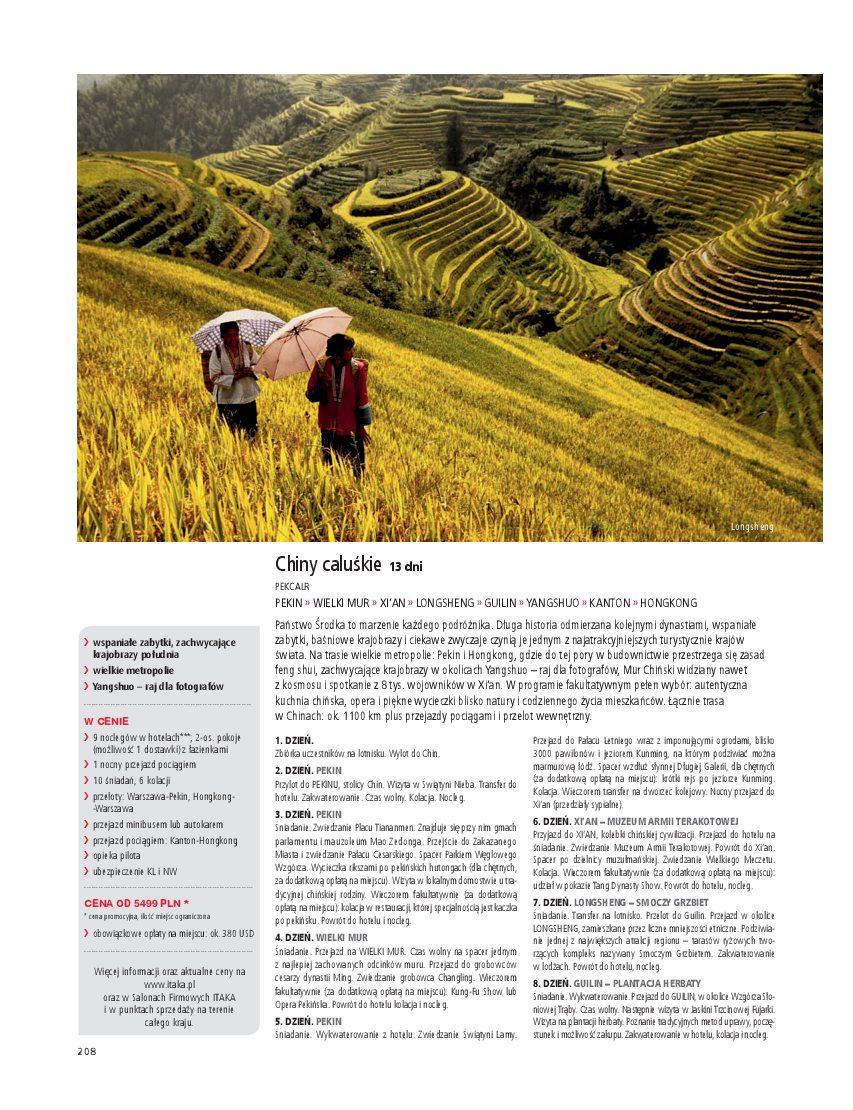 Gazetka promocyjna ITAKA str. 210