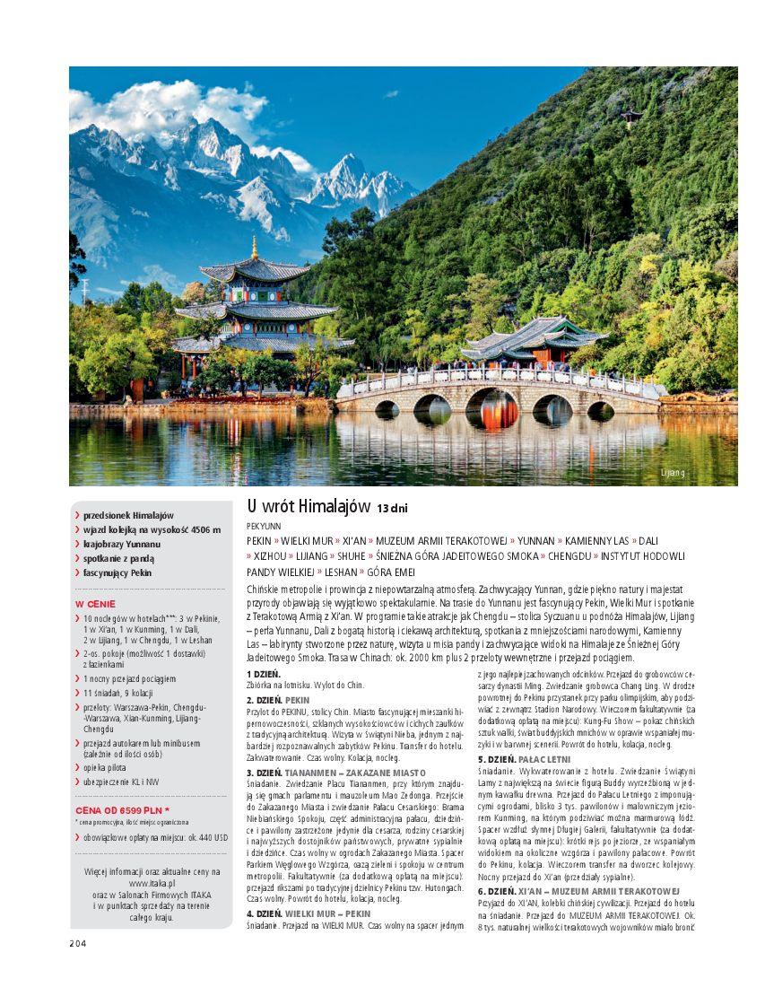 Gazetka promocyjna ITAKA str. 206