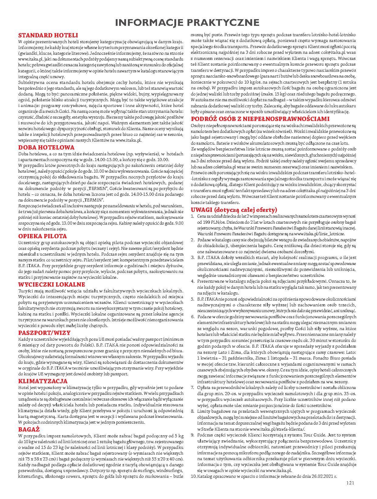 Gazetka promocyjna ITAKA str. 123